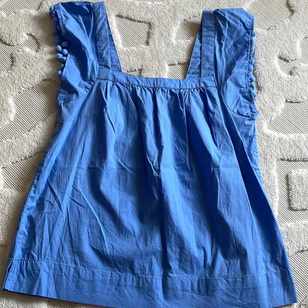 Jcrew tank top with sleeve detail